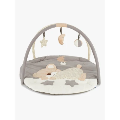 Abbildung von Bieco Krabbeldecke für Baby Spieldecke Spielbogen Gym Spielmatte Spielebogen Babies Holz Activity Decke mit Bogen