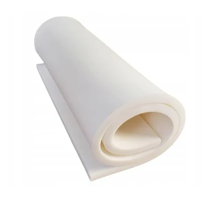 Abbildung von All4All Schaumstoffplatte Schaumstoff Matratze mittelhart T25 Schuamstoffmatratze Topper Schaumstoffzuschnitt Polster Auflage Weiß Verschiedene Größe 120x200x10cm