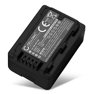 Abbildung von CELLONIC VW VBT190 VKB180 Akku kompatibel mit Panasonic HC V180, V777, V380, VX870, W580, V700, SD40, V500, V520, VBT190, VBK180 3.6V 3.7V 1780mAh