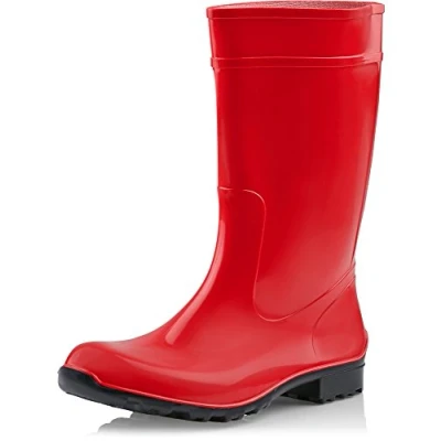 Abbildung von Ladeheid lange Regenstiefel für Frauen LA 967 Gummistiefel Damen hoch und robust