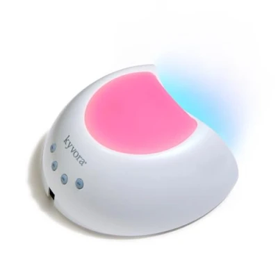 Abbildung von KYVORA 48 W UV /LED Lampe zum Trocknen von semi permanenten Nagellacken und Gelnägeln, digitale Timer Anzeige, professionelle Qualität