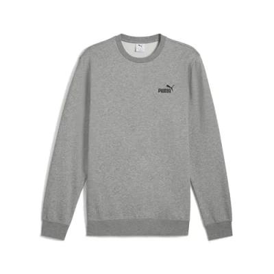 Abbildung von Puma Essentials Small No. 1 Logo Crewneck Herren Mit Plain Medium Gray Heather Größe: S