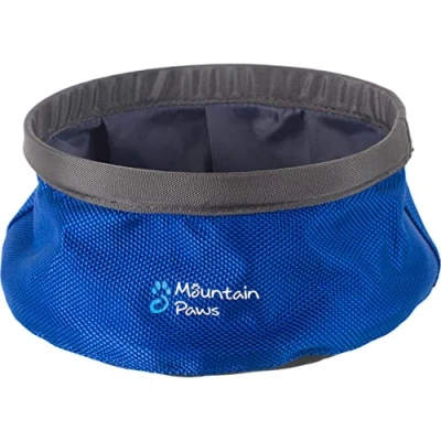 Abbildung von Mountain Paws Lifemarque Unisex Erwachsene Collapsible Dog Food Bowl 81201 Hundefutterschale, Blau, Small