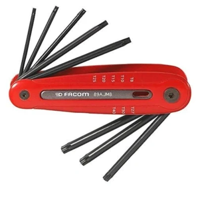 Abbildung von Facom 89R. JM8 Set 8 Schlüssel männlich Torx TR