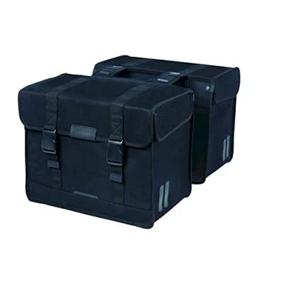 Abbildung von Doppelpacktasche Basil Kavan Eco Classic 68 Liter 40 X 25 33 Cm Schwarz