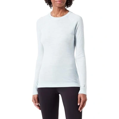 Abbildung von Smartwool Classic Thermal Merino BASE Layer CREW Langarmshirt, Damen, Größe: XS, Winter sky h
