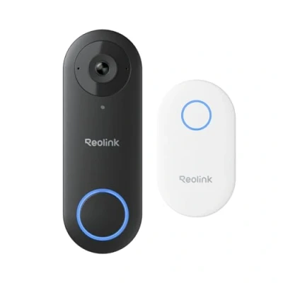 Abbildung von Reolink 5MP Video Türklingel PoE mit Chime, UHD Kabelgebundene Kamera, 180 Ultraweitwinkel, Zwei Wege Audio, Personenerkennung, Wasserdicht, Alarme, Kompatibel NVR, Doorbell