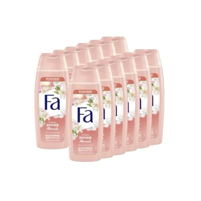 Abbildung von FA Duschgel Divine Moments (12x 250ml) 95% Inhaltstoffe natürlichen Ursprungs, schicke deine Sinne auf eine wunderbare Reise und genieße den samtigen Duft nach wilden Kamelien