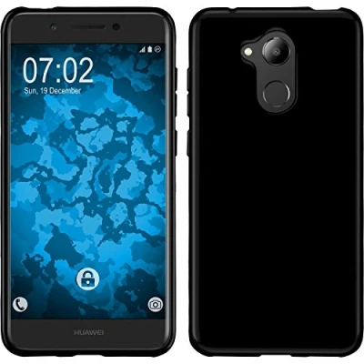 Abbildung von PhoneNatic Case kompatibel mit Huawei Nova Smart (Honor 6c) schwarz Silikon Hülle Cover