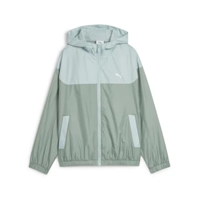 Abbildung von Puma Unisex Trainingsjacke für Kinder, Größe: 122, Green moon