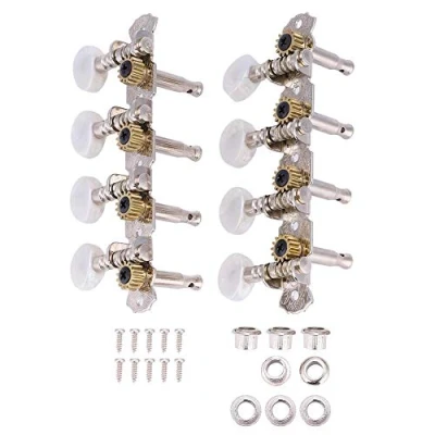 Abbildung von Dilwe 4L4R Mechaniken, Saiten Stimmwirbel für 8 Mandoline Instrumente Zubehör