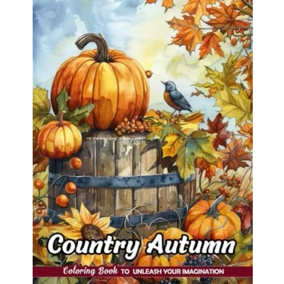 Abbildung von Country Autumn Coloring Book: Rural Views for Countryside Art