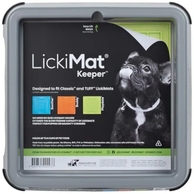 Abbildung von LickiMat Futterbehälter Keeper grey