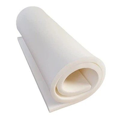 Abbildung von All4All Schaumstoffplatte Schaumstoff Matratze mittelhart T25 Schuamstoffmatratze Topper Schaum 100x200cm Weiß 100x200x9cm