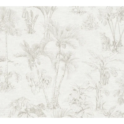 Abbildung von A.S. Création Vliestapete &quot;Cuba&quot;, floral botanisch tropisch, Waldtapete Tapete Dschungel Tapeten Wohnzimmer Schlafzimmer Küche Flur