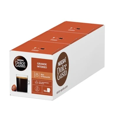 Abbildung von NESCAFÉ DOLCE GUSTO Grande Intenso Kaffeekapseln 3er Pack (3 x 16 Portionen)