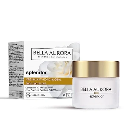 Abbildung von Bella Aurora, Splendor10, Anti Ageing Behandlung 50+ Jahre, Falten, Ageing, feuchtigkeitsspendend, 50ml (Anti Tagescreme)