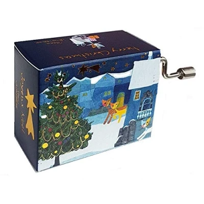 Abbildung von Fridolin Rosina Wachtmeister Spieluhr Jingle Bells Mini Drehorgel Kurbelwerk