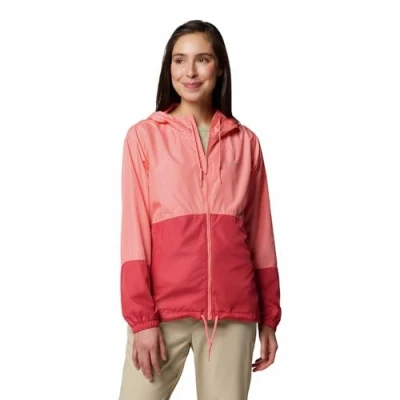 Abbildung von Columbia Flash FORWARD Windbreaker, Damen, Größe: XXL, Alpenglow/daredevil