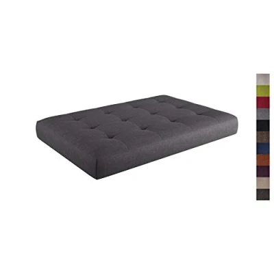 Abbildung von sunnypillow Sitzkissen Palettenkissen gesteppt 120x60x15cm, Anthrazit