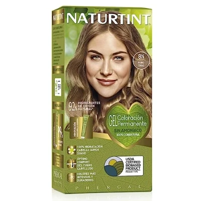 Abbildung von Naturtint Haarfarbe Oohne Ammoniak Hoher Anteil an natürlichen Inhaltsstoffen 8N. Weizenkeimblond 170ml