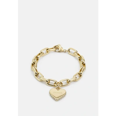 Abbildung von Guess Falling IN LOVE Armband Yellow goldcoloured, Damen, Größe: Small, gold coloured