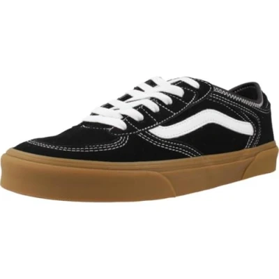 Abbildung von Vans Rowley Classic Unisex Sneaker low, Größe: 44, Black/white Veloursleder