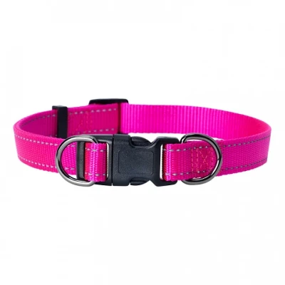 Abbildung von Dogman Hundehalsband Iris Nylon Rosa
