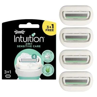 Abbildung von Wilkinson Sword Intuition Sensitive Care Rasierklingen für Damen Rasierer, 3 + 1St