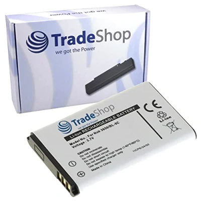 Abbildung von Trade Shop Premium Li Ion Akku 3,7V für DeTeWe Vision 4000, Doro Phone Easy 332, 332GSM, 330GSM, HandleEasy 330, Primo 215, Equinux tizi Mobile TV, ezGPS PS 3100, Haicom 406 C