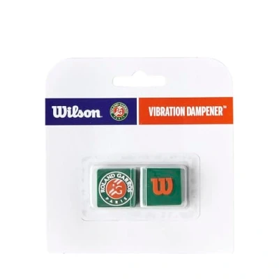 Abbildung von Wilson Unisex Erwachsene Roland Garros Dampener 2 Pack Tennisgriffe und andere, Grün/Orange, Keine Größe