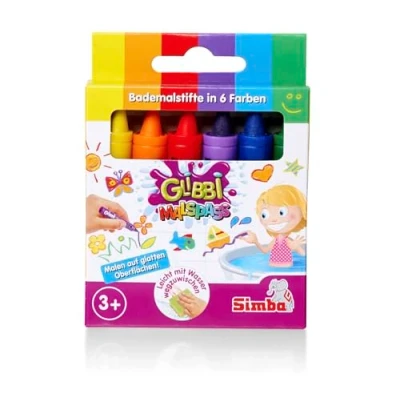 Abbildung von Simba Badespielzeug Badewanne Wasser Glibbi Malspaß 6 Stifte 105953679
