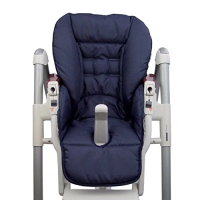 Abbildung von BAMBINIWELT Sitzkissen Ersatzbezug Bezug kompatibel mit Peg Perego Prima Pappa Diner UNI (marine)