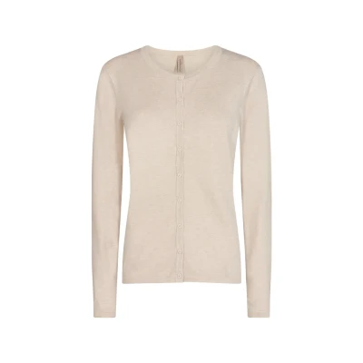 Abbildung von Soyaconcept Scdollie 446 Strickjacke, Damen, Größe: XXL, Cream melange