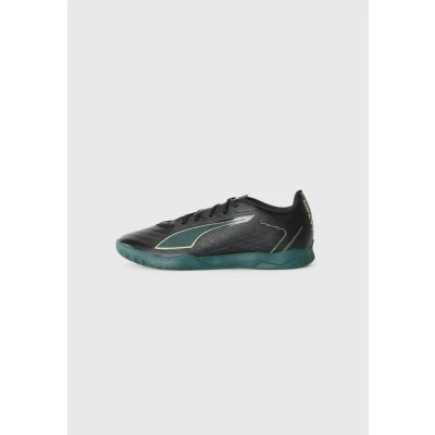 Abbildung von Puma Ultra 6 PLAY IT Fußballschuhe Indoor, Herren, Größe: 42, Black/fizzy light/green terrain Schuhe
