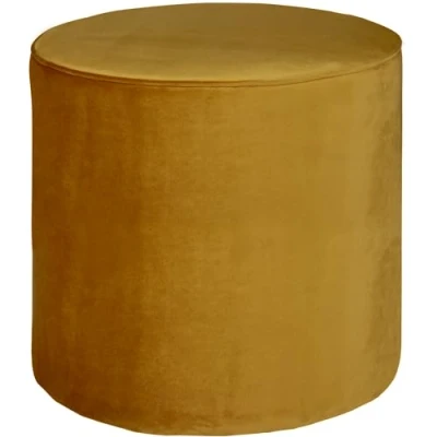 Abbildung von WOOOD Hocker Sara, weich gepolstert, runde Form, H 46 cm x Ø