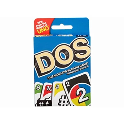 Abbildung von Mattel Games UNO DOS CARD Brettspiel für Kinder, Größe: One Size, Multi coloured