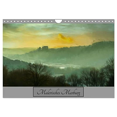 Abbildung von Malerisches Marburg (Wandkalender 2025 DIN A4 quer), CALVENDO Monatskalender