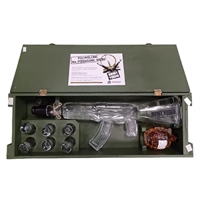 Abbildung von Army Vodka AK 47 Geschenkset 1,2L Wodka Kalaschnikow in Munitionskiste McMarkt