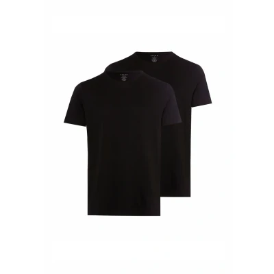 Abbildung von Falke 2PACK Tshirt basic, Herren, Größe: Medium, Black