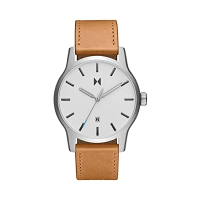 Abbildung von MVMT Analog Quarzuhr für Herren Kollektion Classic II mit Edelstahl oder Lederarmband