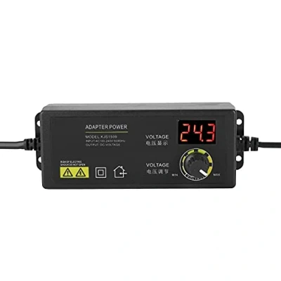 Abbildung von Einstellbares Netzteil, Weitbereichsnetz 336 V Anti Interferenz Netzteil 60 W 1,5 A AC DC EU Stecker 100 240 Universal 3 36 Weitbereich mit LED Anzeige für Straße