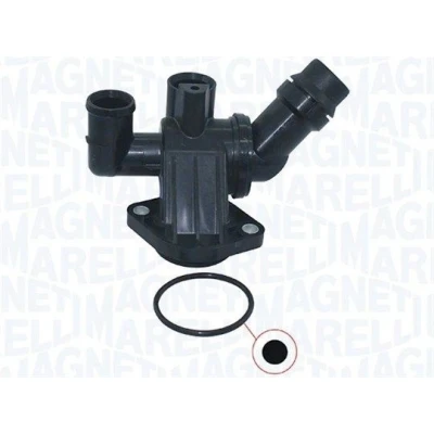 Abbildung von MAGNETI MARELLI 352317003400 Kühlwasserthermostat 87 mit Dichtung AUDI: A6 C6 Avant, A4 B7 Limousine, SEAT: Exeo ST, Limousine