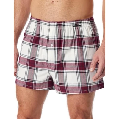 Abbildung von Schiesser 2PACK WEB Boxershorts, Herren, Größe: Small, Rot weiß
