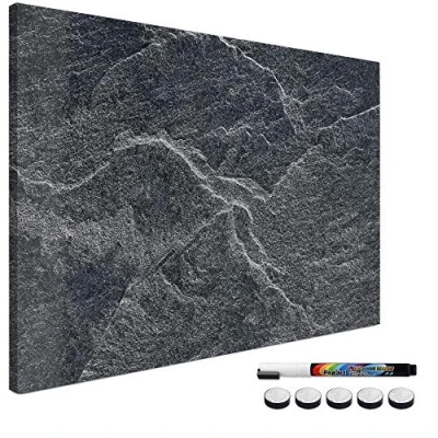 Abbildung von Navaris Magnettafel Magnetpinnwand zum Beschriften 90x60 cm Tafel abwaschbar, (1 tlg)