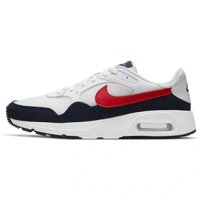 Abbildung von Nike Air Max SC, Herrenschuhe Mann, Weiß/University Red Obsidian, 38.5 EU