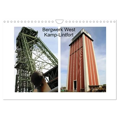 Abbildung von Bergwerk West Kamp Lintfort (Wandkalender 2025 DIN A4 quer), CALVENDO Monatskalender