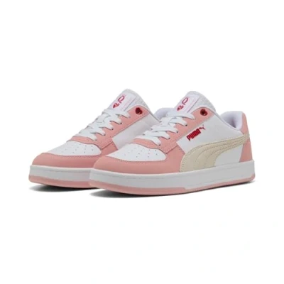 Abbildung von Puma Caven 2.0 Idylle Sneaker low, Damen, Größe: 42.5, Pink fruit/white/frosted ivory Hochwertiges lederimitat