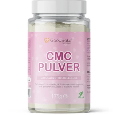 Abbildung von GoodBake CMC Pulver 175g Premium Qualität Tylo Pulver, Blütenpuder z.B. für Fondant, Blütenpaste und Lebensmittelkleber zum Modellieren, Modellierfondant vegan CarboxyMethylCellulose