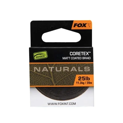 Abbildung von Fox Edges Naturals Coretex Hooklink 25lb (20m) Karpfen Vorfachmaterial